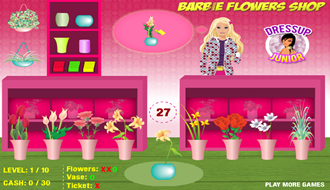 Barbie Flowers Shop