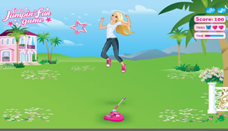 Barbie Jumping Fun Game