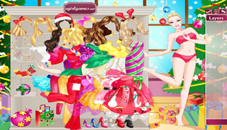 Barbie Christmas Princess Dress Up