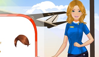 Barbie stewardess